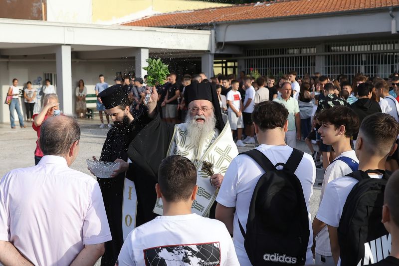 Αγιασμοί για τη νέα σχολική χρονιά στη Δράμα